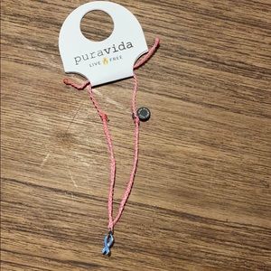 Pura Vida breast cancer bracelet
